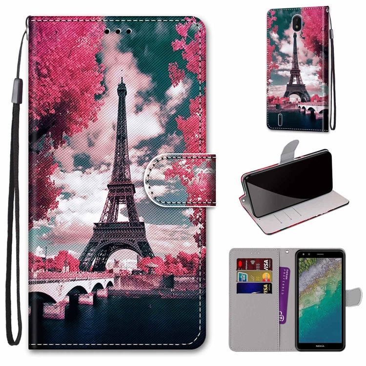 Coloured Drawing Cross Texture Horizontal Flip Leather Phone Case with Holder & Card Slots & Wallet & Lanyard, For Xiaomi Redmi Note 11 Pro/11 Pro+, For Nokia C01 Plus
