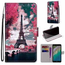 Load image into Gallery viewer, Coloured Drawing Cross Texture Horizontal Flip Leather Phone Case with Holder &amp; Card Slots &amp; Wallet &amp; Lanyard, For Xiaomi Redmi Note 11 Pro/11 Pro+, For Nokia C01 Plus