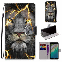 Load image into Gallery viewer, Coloured Drawing Cross Texture Horizontal Flip Leather Phone Case with Holder &amp; Card Slots &amp; Wallet &amp; Lanyard, For Xiaomi Redmi Note 11 Pro/11 Pro+, For Nokia C01 Plus