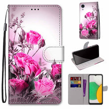 Load image into Gallery viewer, Coloured Drawing Cross Texture Horizontal Flip Leather Phone Case with Holder &amp; Card Slots &amp; Wallet &amp; Lanyard, For Xiaomi 11T / 11T Pro, For Samsung Galaxy A03 Core