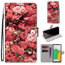Load image into Gallery viewer, Coloured Drawing Cross Texture Horizontal Flip Leather Phone Case with Holder &amp; Card Slots &amp; Wallet &amp; Lanyard, For Xiaomi 11T / 11T Pro, For Samsung Galaxy A03 Core
