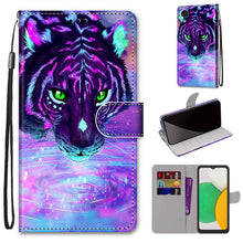 Load image into Gallery viewer, Coloured Drawing Cross Texture Horizontal Flip Leather Phone Case with Holder &amp; Card Slots &amp; Wallet &amp; Lanyard, For Xiaomi 11T / 11T Pro, For Samsung Galaxy A03 Core