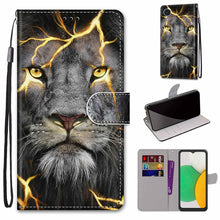 Load image into Gallery viewer, Coloured Drawing Cross Texture Horizontal Flip Leather Phone Case with Holder &amp; Card Slots &amp; Wallet &amp; Lanyard, For Xiaomi 11T / 11T Pro, For Samsung Galaxy A03 Core