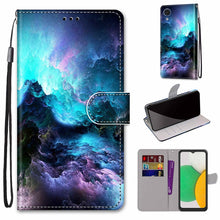 Load image into Gallery viewer, Coloured Drawing Cross Texture Horizontal Flip Leather Phone Case with Holder &amp; Card Slots &amp; Wallet &amp; Lanyard, For Xiaomi 11T / 11T Pro, For Samsung Galaxy A03 Core