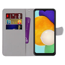 Load image into Gallery viewer, Coloured Drawing Cross Texture Horizontal Flip Leather Phone Case with Holder &amp; Card Slots &amp; Wallet &amp; Lanyard, For Samsung Galaxy A13 5G, For Samsung Galaxy A33 5G