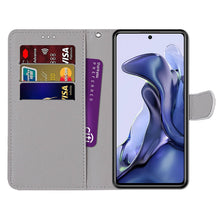 Load image into Gallery viewer, Coloured Drawing Cross Texture Horizontal Flip Leather Phone Case with Holder &amp; Card Slots &amp; Wallet &amp; Lanyard, For Xiaomi 11T / 11T Pro, For Samsung Galaxy A03 Core