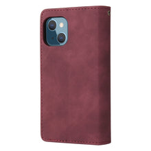 Load image into Gallery viewer, Multifunctional Phone Leather Case with Card Slot &amp; Holder &amp; Zipper Wallet &amp; Photo Frame, For iPhone 13 mini, For iPhone 13, For iPhone 13 Pro, For iPhone 13 Pro Max