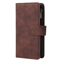 Load image into Gallery viewer, Multifunctional Phone Leather Case with Card Slot &amp; Holder &amp; Zipper Wallet &amp; Photo Frame, For iPhone 13 mini, For iPhone 13, For iPhone 13 Pro, For iPhone 13 Pro Max