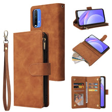 Load image into Gallery viewer, Multifunctional Phone Leather Case with Card Slot &amp; Holder &amp; Zipper Wallet &amp; Photo Frame, For Xiaomi Redmi Note 9 4G, For Google Pixel 5a 5G, For Google Pixel 6 Pro, For Samsung Galaxy S22 5G