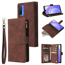 Load image into Gallery viewer, Multifunctional Phone Leather Case with Card Slot &amp; Holder &amp; Zipper Wallet &amp; Photo Frame, For Xiaomi Redmi Note 9 4G, For Google Pixel 5a 5G, For Google Pixel 6 Pro, For Samsung Galaxy S22 5G