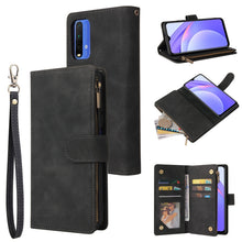 Load image into Gallery viewer, Multifunctional Phone Leather Case with Card Slot &amp; Holder &amp; Zipper Wallet &amp; Photo Frame, For Xiaomi Redmi Note 9 4G, For Google Pixel 5a 5G, For Google Pixel 6 Pro, For Samsung Galaxy S22 5G