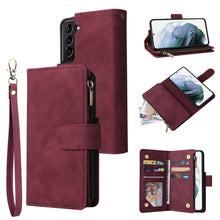 Load image into Gallery viewer, Multifunctional Phone Leather Case with Card Slot &amp; Holder &amp; Zipper Wallet &amp; Photo Frame, For Xiaomi Redmi Note 9 4G, For Google Pixel 5a 5G, For Google Pixel 6 Pro, For Samsung Galaxy S22 5G