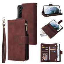 Load image into Gallery viewer, Multifunctional Phone Leather Case with Card Slot &amp; Holder &amp; Zipper Wallet &amp; Photo Frame, For Xiaomi Redmi Note 9 4G, For Google Pixel 5a 5G, For Google Pixel 6 Pro, For Samsung Galaxy S22 5G