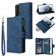 Load image into Gallery viewer, Multifunctional Phone Leather Case with Card Slot &amp; Holder &amp; Zipper Wallet &amp; Photo Frame, For Xiaomi Redmi Note 9 4G, For Google Pixel 5a 5G, For Google Pixel 6 Pro, For Samsung Galaxy S22 5G
