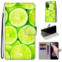 Load image into Gallery viewer, Coloured Drawing Cross Texture Horizontal Flip PU Phone Leather Case with Holder &amp; Card Slots &amp; Wallet &amp; Lanyard(Colorful Layer, For Xiaomi Redmi Note 11 Pro / 11 Pro+ Global, For Xiaomi Mi 11T / 11T Pro