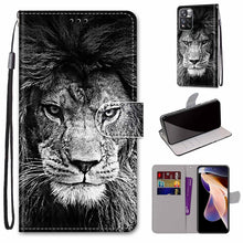 Load image into Gallery viewer, Coloured Drawing Cross Texture Horizontal Flip PU Phone Leather Case with Holder &amp; Card Slots &amp; Wallet &amp; Lanyard(Colorful Layer, For Xiaomi Redmi Note 11 Pro / 11 Pro+ Global, For Xiaomi Mi 11T / 11T Pro