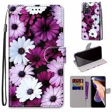 Load image into Gallery viewer, Coloured Drawing Cross Texture Horizontal Flip PU Phone Leather Case with Holder &amp; Card Slots &amp; Wallet &amp; Lanyard(Colorful Layer, For Xiaomi Redmi Note 11 Pro / 11 Pro+ Global, For Xiaomi Mi 11T / 11T Pro