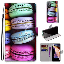Load image into Gallery viewer, Coloured Drawing Cross Texture Horizontal Flip PU Phone Leather Case with Holder &amp; Card Slots &amp; Wallet &amp; Lanyard(Colorful Layer, For Xiaomi Redmi Note 11 Pro / 11 Pro+ Global, For Xiaomi Mi 11T / 11T Pro