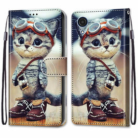 Coloured Drawing Cross Texture Horizontal Flip PU Phone Leather Case with Holder & Card Slots & Wallet & Lanyard(Colorful Layer, For Samsung Galaxy A03 Core, For Samsung Galaxy A03s 166mm Version