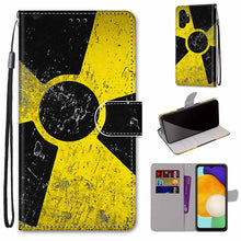 Load image into Gallery viewer, Coloured Drawing Cross Texture Horizontal Flip PU Phone Leather Case with Holder &amp; Card Slots &amp; Wallet &amp; Lanyard(Colorful Layer, For Samsung Galaxy A13 4G, For Samsung Galaxy A13 5G