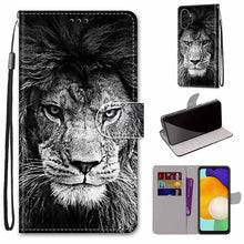Load image into Gallery viewer, Coloured Drawing Cross Texture Horizontal Flip PU Phone Leather Case with Holder &amp; Card Slots &amp; Wallet &amp; Lanyard(Colorful Layer, For Samsung Galaxy A13 4G, For Samsung Galaxy A13 5G