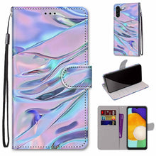 Load image into Gallery viewer, Coloured Drawing Cross Texture Horizontal Flip PU Phone Leather Case with Holder &amp; Card Slots &amp; Wallet &amp; Lanyard(Colorful Layer, For Samsung Galaxy A13 4G, For Samsung Galaxy A13 5G
