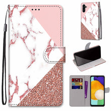 Load image into Gallery viewer, Coloured Drawing Cross Texture Horizontal Flip PU Phone Leather Case with Holder &amp; Card Slots &amp; Wallet &amp; Lanyard(Colorful Layer, For Samsung Galaxy A13 4G, For Samsung Galaxy A13 5G