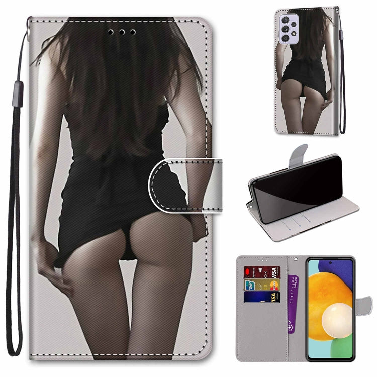 Coloured Drawing Cross Texture Horizontal Flip PU Phone Leather Case with Holder & Card Slots & Wallet & Lanyard(Colorful Layer, For Samsung Galaxy A33 5G, For Samsung Galaxy A53 5G Global