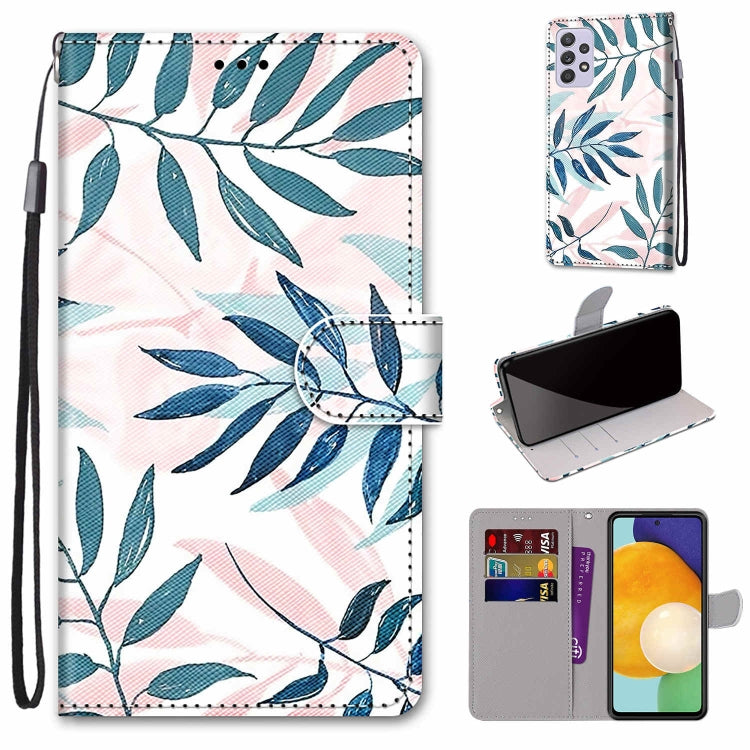 Coloured Drawing Cross Texture Horizontal Flip PU Phone Leather Case with Holder & Card Slots & Wallet & Lanyard(Colorful Layer, For Samsung Galaxy A33 5G, For Samsung Galaxy A53 5G Global