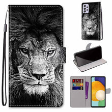 Load image into Gallery viewer, Coloured Drawing Cross Texture Horizontal Flip PU Phone Leather Case with Holder &amp; Card Slots &amp; Wallet &amp; Lanyard(Colorful Layer, For Samsung Galaxy A33 5G, For Samsung Galaxy A53 5G Global