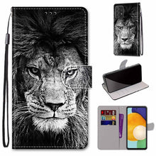 Load image into Gallery viewer, Coloured Drawing Cross Texture Horizontal Flip PU Phone Leather Case with Holder &amp; Card Slots &amp; Wallet &amp; Lanyard(Colorful Layer, For Samsung Galaxy A33 5G, For Samsung Galaxy A53 5G Global