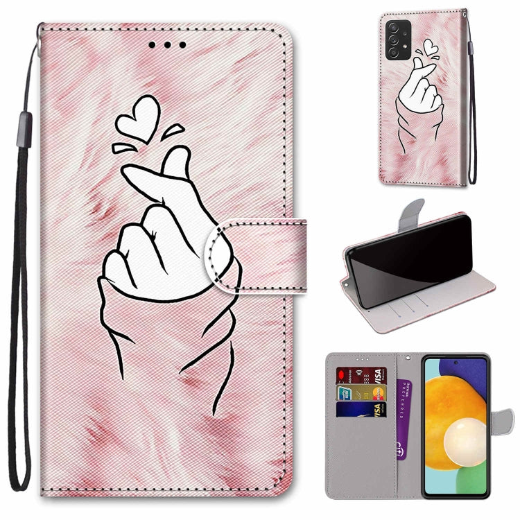 Coloured Drawing Cross Texture Horizontal Flip PU Phone Leather Case with Holder & Card Slots & Wallet & Lanyard(Colorful Layer, For Samsung Galaxy A33 5G, For Samsung Galaxy A53 5G Global