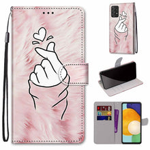 Load image into Gallery viewer, Coloured Drawing Cross Texture Horizontal Flip PU Phone Leather Case with Holder &amp; Card Slots &amp; Wallet &amp; Lanyard(Colorful Layer, For Samsung Galaxy A33 5G, For Samsung Galaxy A53 5G Global