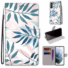 Load image into Gallery viewer, Coloured Drawing Cross Texture Horizontal Flip PU Phone Leather Case with Holder &amp; Card Slots &amp; Wallet &amp; Lanyard(Colorful Layer, For Samsung Galaxy M52 5G, For Samsung Galaxy S22 5G