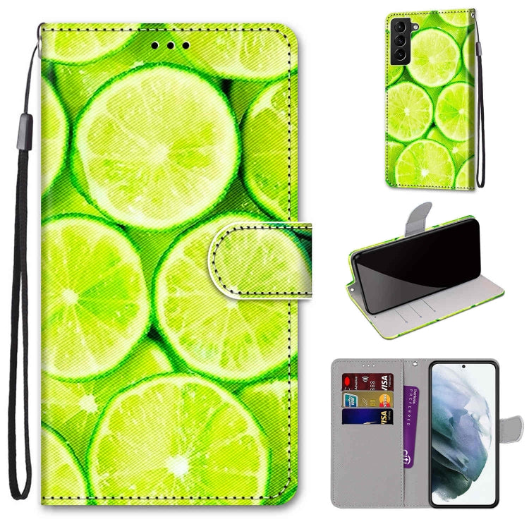 Coloured Drawing Cross Texture Horizontal Flip PU Phone Leather Case with Holder & Card Slots & Wallet & Lanyard(Colorful Layer, For Samsung Galaxy S22+ 5G, For Samsung Galaxy S22 Ultra 5G