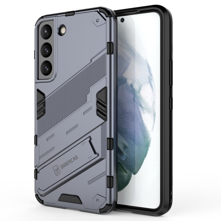 Punk Armor 2 in 1 PC + TPU Shockproof Phone Case with Invisible Holder, For Samsung Galaxy S22+ 5G, For Samsung Galaxy S22 Ultra 5G, For Samsung Galaxy S22 5G