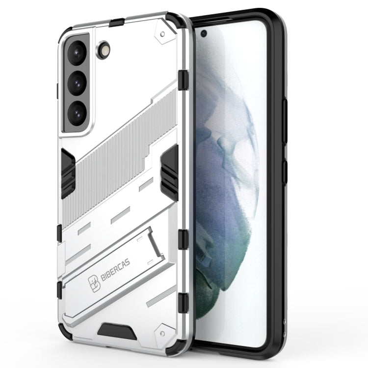 Punk Armor 2 in 1 PC + TPU Shockproof Phone Case with Invisible Holder, For Samsung Galaxy S22+ 5G, For Samsung Galaxy S22 Ultra 5G, For Samsung Galaxy S22 5G