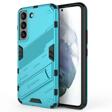 Load image into Gallery viewer, Punk Armor 2 in 1 PC + TPU Shockproof Phone Case with Invisible Holder, For Samsung Galaxy S22+ 5G, For Samsung Galaxy S22 Ultra 5G, For Samsung Galaxy S22 5G
