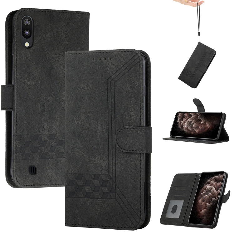 Cubic Skin Feel Flip Leather Phone Case, For Samsung Galaxy A02s 164mm, For Samsung Galaxy A02s 166mm, For Samsung Galaxy A03s 166mm, For Samsung Galaxy A10 / M10, For Samsung Galaxy A10s, For Samsung Galaxy A11, For Samsung Galaxy A12                 ...
