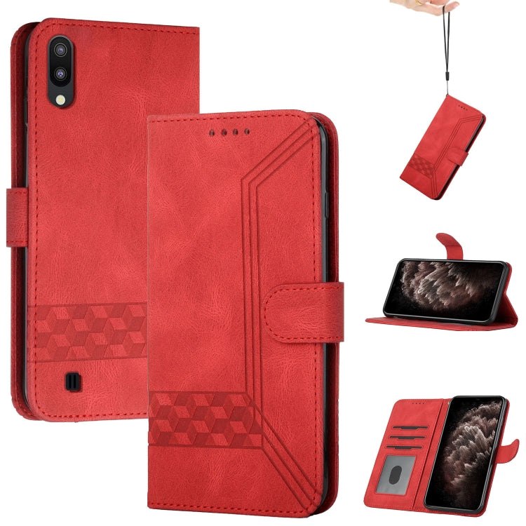 Cubic Skin Feel Flip Leather Phone Case, For Samsung Galaxy A02s 164mm, For Samsung Galaxy A02s 166mm, For Samsung Galaxy A03s 166mm, For Samsung Galaxy A10 / M10, For Samsung Galaxy A10s, For Samsung Galaxy A11, For Samsung Galaxy A12                 ...