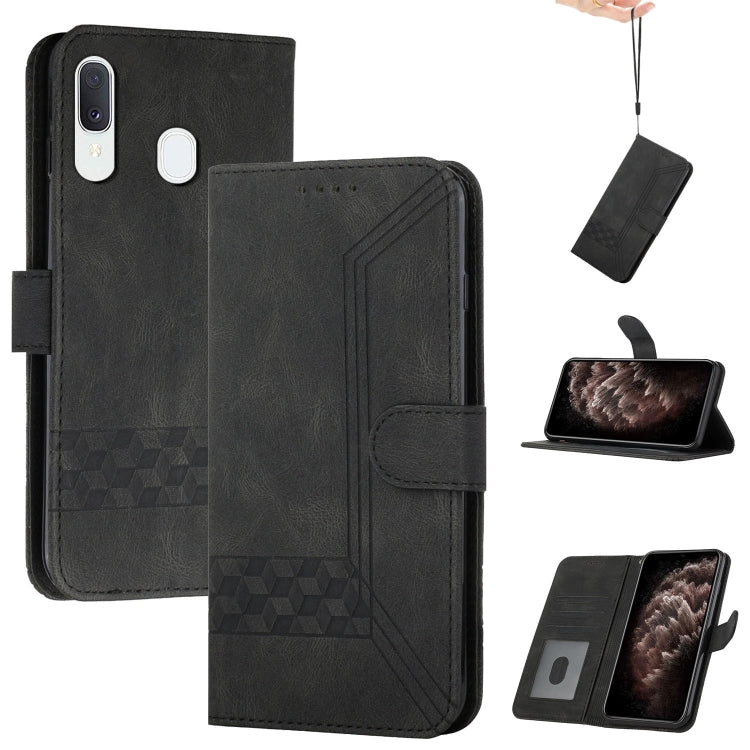 Cubic Skin Feel Flip Leather Phone Case, For Samsung Galaxy A02s 164mm, For Samsung Galaxy A02s 166mm, For Samsung Galaxy A03s 166mm, For Samsung Galaxy A10 / M10, For Samsung Galaxy A10s, For Samsung Galaxy A11, For Samsung Galaxy A12                 ...
