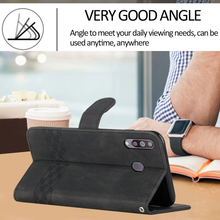 Cubic Skin Feel Flip Leather Phone Case, For Samsung Galaxy A20s, For Samsung Galaxy A21s, For Samsung Galaxy A21 EU Version, For Samsung Galaxy A22 4G, For Samsung Galaxy A22 5G, For Samsung Galaxy A30 / A20, For Samsung Galaxy A31                    ...