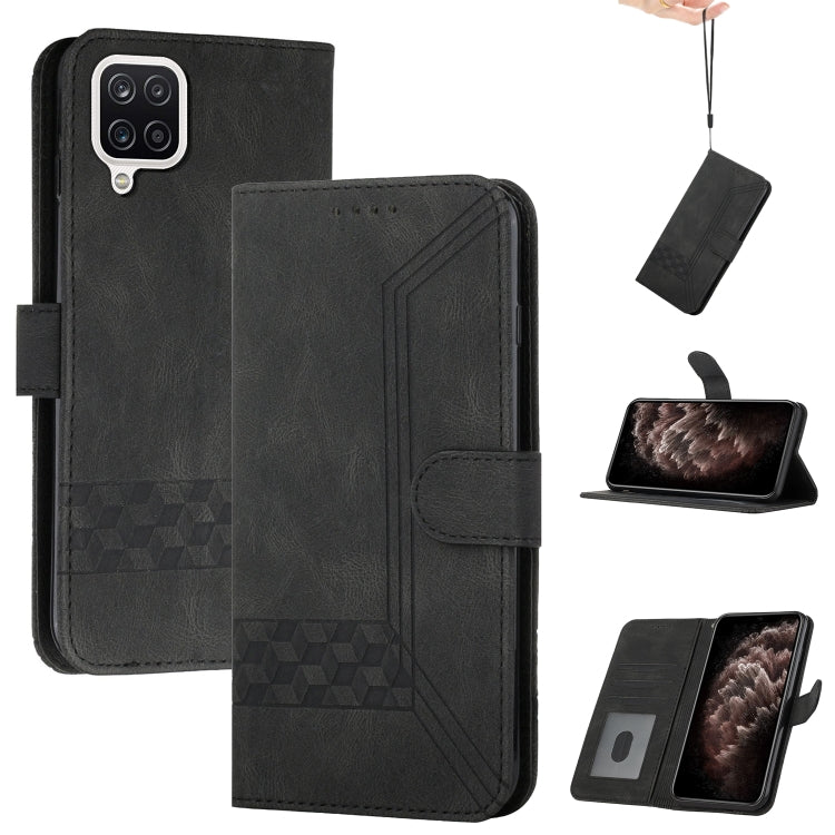 Cubic Skin Feel Flip Leather Phone Case, For Samsung Galaxy A20s, For Samsung Galaxy A21s, For Samsung Galaxy A21 EU Version, For Samsung Galaxy A22 4G, For Samsung Galaxy A22 5G, For Samsung Galaxy A30 / A20, For Samsung Galaxy A31                    ...