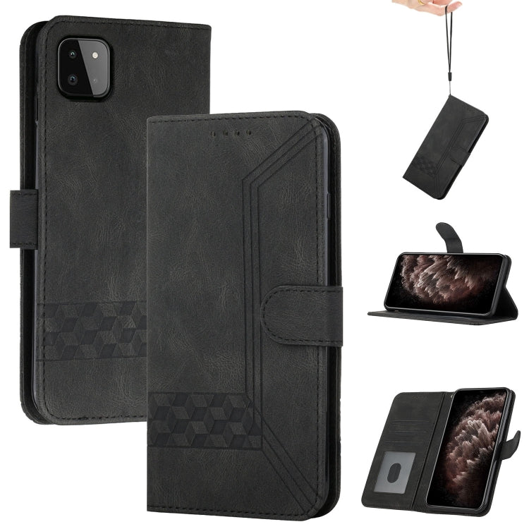 Cubic Skin Feel Flip Leather Phone Case, For Samsung Galaxy A20s, For Samsung Galaxy A21s, For Samsung Galaxy A21 EU Version, For Samsung Galaxy A22 4G, For Samsung Galaxy A22 5G, For Samsung Galaxy A30 / A20, For Samsung Galaxy A31                    ...