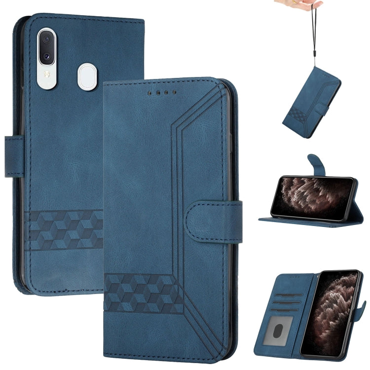 Cubic Skin Feel Flip Leather Phone Case, For Samsung Galaxy A20s, For Samsung Galaxy A21s, For Samsung Galaxy A21 EU Version, For Samsung Galaxy A22 4G, For Samsung Galaxy A22 5G, For Samsung Galaxy A30 / A20, For Samsung Galaxy A31                    ...