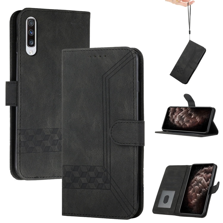 Cubic Skin Feel Flip Leather Phone Case, For Samsung Galaxy A40, For Samsung Galaxy A41, For Samsung Galaxy A42 5G, For Samsung Galaxy A50, For Samsung Galaxy A51, For Samsung Galaxy A51 5G, For Samsung Galaxy A52 5G, For Samsung Galaxy A71            ...