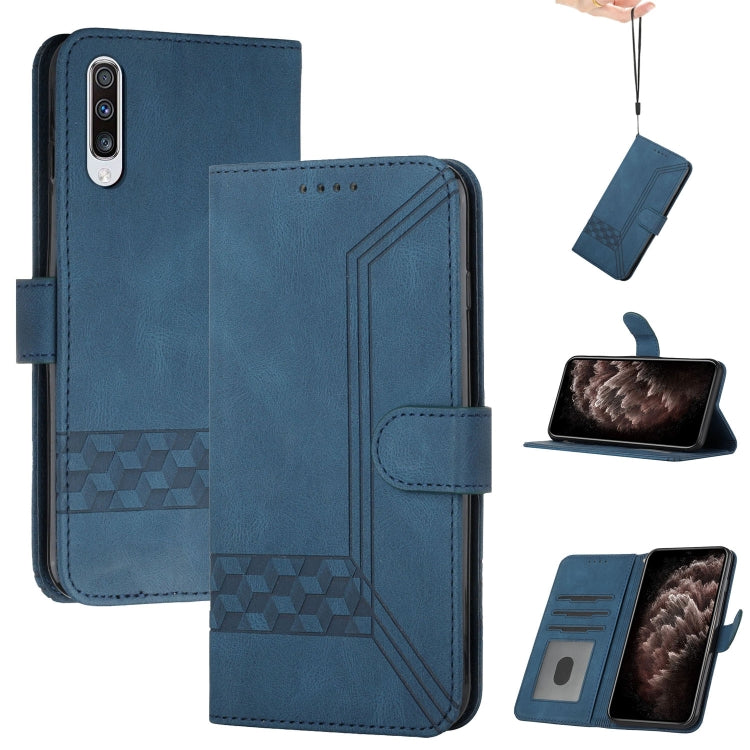 Cubic Skin Feel Flip Leather Phone Case, For Samsung Galaxy A40, For Samsung Galaxy A41, For Samsung Galaxy A42 5G, For Samsung Galaxy A50, For Samsung Galaxy A51, For Samsung Galaxy A51 5G, For Samsung Galaxy A52 5G, For Samsung Galaxy A71            ...