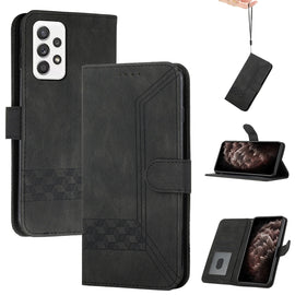 Cubic Skin Feel Flip Leather Phone Case, For Samsung Galaxy A72 5G, For Samsung Galaxy Note10, For Samsung Galaxy Note10+, For Samsung Galaxy Note20, For Samsung Galaxy Note20 Ultra, For Samsung Galaxy S10, For Samsung Galaxy S10e, For Samsung Galaxy S...