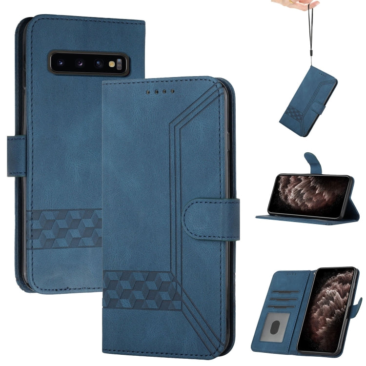 Cubic Skin Feel Flip Leather Phone Case, For Samsung Galaxy A72 5G, For Samsung Galaxy Note10, For Samsung Galaxy Note10+, For Samsung Galaxy Note20, For Samsung Galaxy Note20 Ultra, For Samsung Galaxy S10, For Samsung Galaxy S10e, For Samsung Galaxy S...