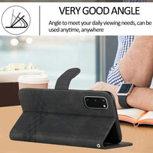 Load image into Gallery viewer, Cubic Skin Feel Flip Leather Phone Case, For Samsung Galaxy S20 FE, For Samsung Galaxy S20+, For Samsung Galaxy S20 Ultra, For Samsung Galaxy S21 5G, For Samsung Galaxy S21+ 5G, For Samsung Galaxy S21 FE 5G, For Samsung Galaxy S21 Ultra 5G             ...